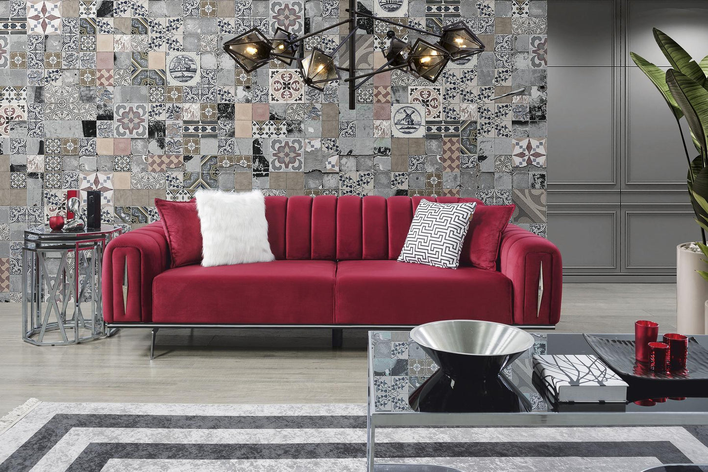 Siena 3-sits Soffa – Stilren Komfort med Bäddfunktion från Milla Home