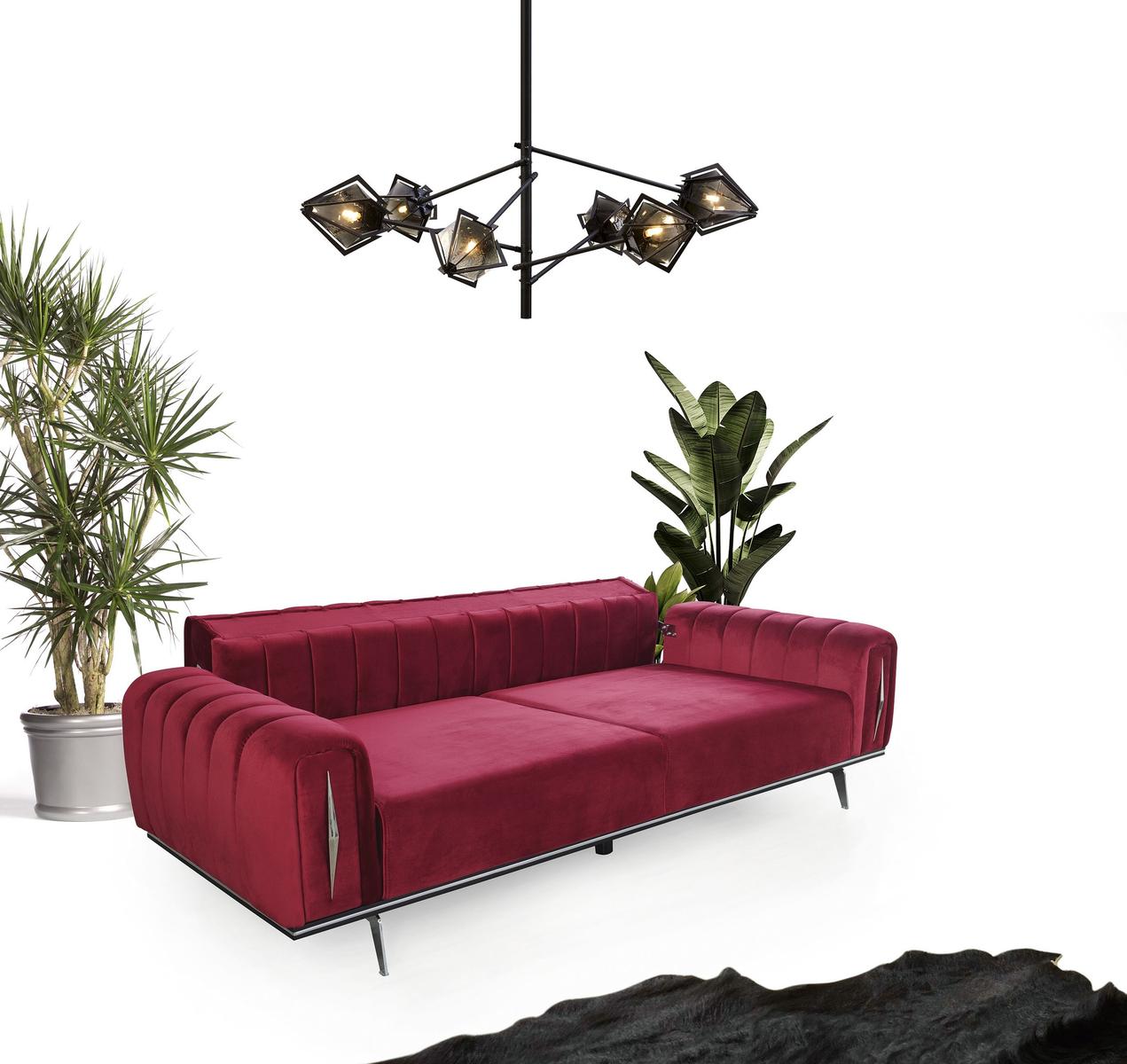 Siena 3-sits Soffa – Stilren Komfort med Bäddfunktion från Milla Home